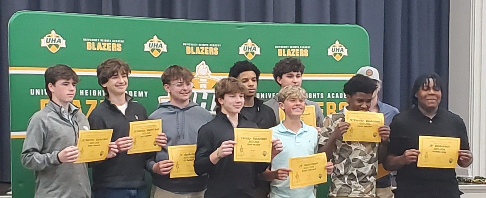 University Heights Academy Holds Annual Boys’ Basketball Banquet